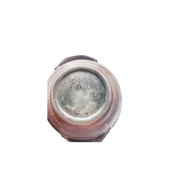 Studio Art Ceramic Platter by Walt Glass, Vintage Bowl With Lid - Picture 5 of 9